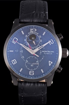 Montblanc Flyback Black Leather Band 621627