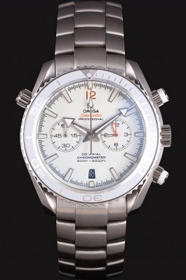Omega Seamaster Planet Ocean with White Dial and Stainless Steel Band om227 621379