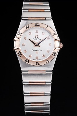 Omega Top Replica 8510 Stainless Steel Strap Constellation Luxury White Watch