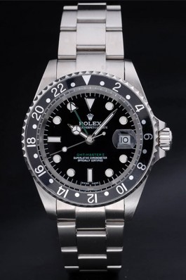 Silver Top Replica 8864 Strap GMT Master II Luxury Watch