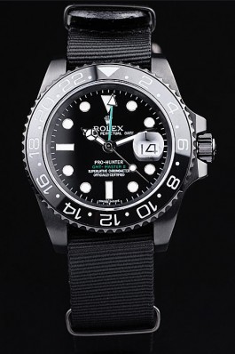 Rolex Top Replica 8900 Black Strap GMT Master II Pro-Hunter Black Luxury Watch