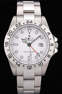 Rolex Top Replica 8861 Silver Stainless Steel Strap Explorer Stainless Steel Tachymeter White Dial