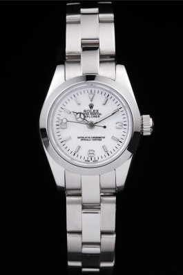 Rolex Top Replica 8856 Stainless Steel Strap Luxury White Watch
