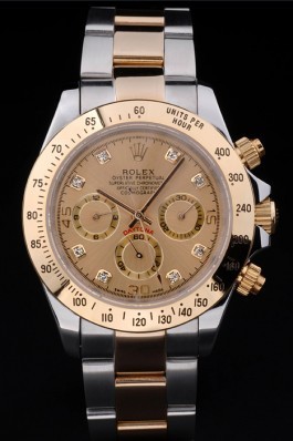 Rolex Top Replica 8932 Stainless Steel Strap Gold Luxury Watch