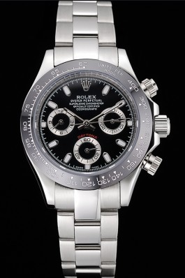 Rolex Cosmograph Daytona Stainless Steel Case Black Silver Subdials Stainless Steel 622635