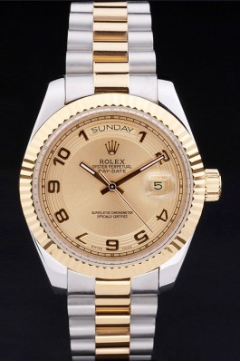 Rolex Top Replica 8793 Stainless Steel Strap Gold Luxury Watch 202