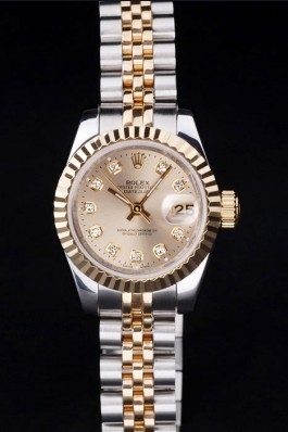 Rolex Top Replica 8706 Stainless Steel Strap Gold Luxury Watch 13