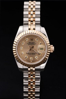 Rolex Top Replica 7448 Gold Strap Swiss Mechanism Gold Luxury Watch