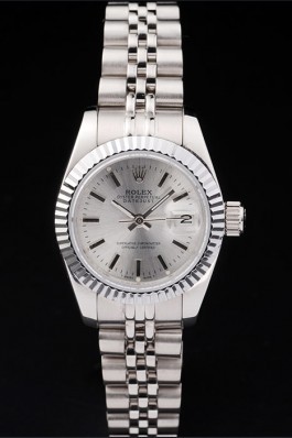 Rolex Top Replica 7465 Strap Silver Swiss Mechanism Luxury Watch