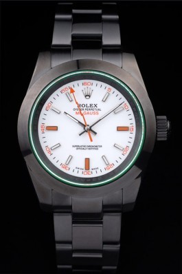 Rolex Top Replica 8870 Black Stainless Steel Strap Pro-Hunter Luxury White Watch