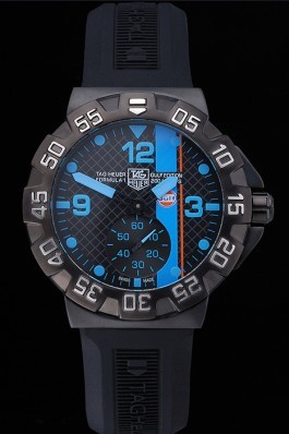 Tag Heuer Formula One Grande Date Black And Blue Dial Rubber Bracelet 622279
