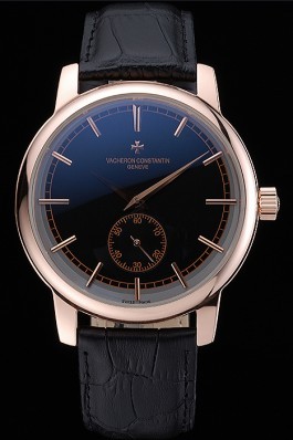 Vacheron Constantin Patrimony Traditionnelle Small Seconds Gold Case Black Dial 622305