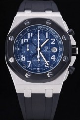 Audemars Top Replica 7720 Black Strap Piguet Royal Oak Offshore 166