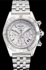 Breitling Top Replica 7864 Silver Stainless Steel Strap Chronomat Stainless Steel Luxury Watch