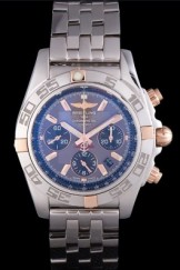 Swiss Breitling Chronomat Blue Dial with Stainless Steel Strap 621519