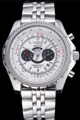 Breitling Bentley Supersports White Dial Stainless Steel Case And Bracelet 622220