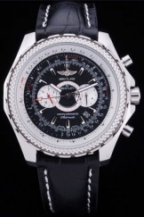 Black Top Replica 7806 Strap Black Leather Strap Luxury Watch