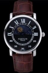 Cartier Moonphase Black Dial 621979