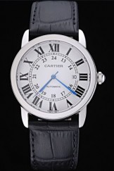 Swiss Cartier Ronde Solo Stainless Steel Case White Dial Roman Numerals 622191