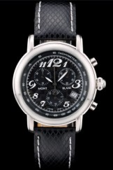 MontBlanc Top Replica 9102 Leather Strap Watch 137