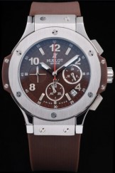 Hublot Top Replica 8167 Brown Rubber Strap Bang Luxury Watch 10