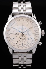 Breitling Top Replica 7925 Silver Stainless Steel Strap Transocean White Dial Stainless Steel Strap