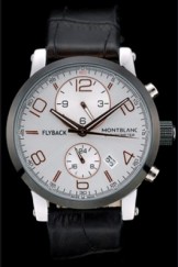 MontBlanc Top Replica 9088 Leather Strap Watch 123