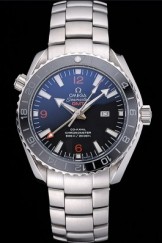 Omega Seamaster Planet Ocean GMT Black Dial Stainless Steel Band 622392