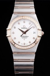 Silver Top Replica 8507 Stainless Steel Strap Swiss Constellation Luxury Watch