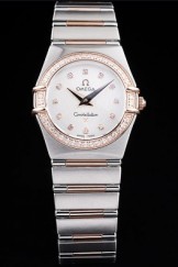Omega Top Replica 8513 Stainless Steel Strap Constellation White Luxury Watch