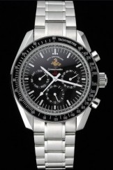 Black Top Replica 8459 Stainless Steel Strap Omega Speedmaster 50th Annversary Limted Series Luxury Watch