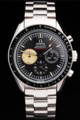 Omega Top Replica 8475 Stainless Steel Strap Professional Silver Apollo 11 Limited Series Luxury Men's Watch