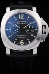 Black Top Replica 8571 Black Rubber Strap Panerai Luminor Luxury Watch