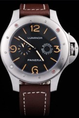 Dark Top Replica 8578 Brown Leather Strap Leather Men's Luxury Panerai Luminor Watch