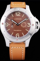 Panerai Top Replica 8547 Brown Leather Strap Brown Luxury Watch 92