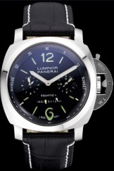 Panerai Top Replica 8574 Black Leather Strap Luminor Luxury Watch 86