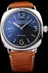 Brown Top Replica 8617 Brown Leather Strap Leather Panerai Radiomir Luxury Watch