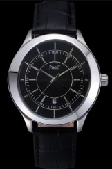 Piaget Gouverneur Stainless Steel Black Dial 621983