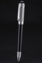 Bentley Silver Tip And Upper Body Black Ballpoint Pen 622789