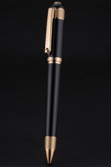 Bentley Gold Rimmed Black Ballpoint Pen 622790