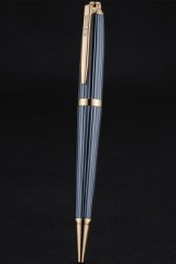 Rolex Rose Gold Rimmed Dark Blue Ballpoint Pen 622806