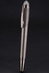 MontBlanc Starwalker Horizontally Grooved Light Brown Grey Ballpoint Pen With Cap 622808
