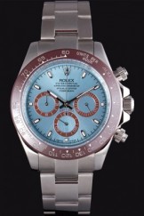 Rolex Daytona Stainless Steel Bracelet with Rouge Bezel and Blue Dial 621572