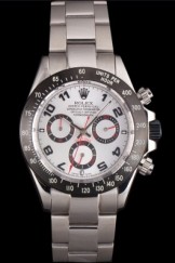 Rolex Top Replica 8845 Stainless Steel Strap Silver Luxury Watch
