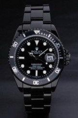 Rolex Top Replica 8884 Black Stainless Steel Strap Luxury Watch 112