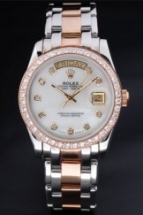 Crystal Top Replica 8814 Stainless Steel Strap Bezel Luxury Rolex Watch