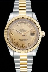 Rolex Top Replica 8792 Stainless Steel Strap Gold Luxury Watch 268