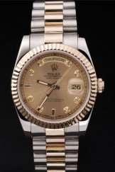 Rolex Top Replica 8807 Gold Strap Swiss Mechanism Gold Luxury Watch