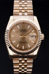 Rolex Top Replica 8695 Gold Stainless Steel Strap Datejust Luxury Watch