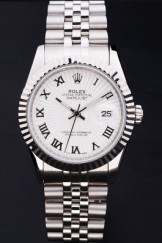 Rolex Top Replica 8777 Stainless Steel Strap Silver Luxury Watch
